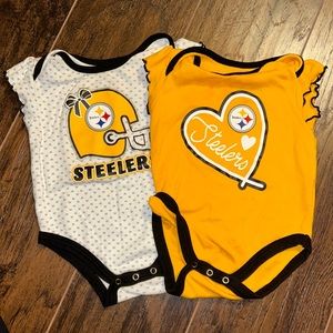 Steelers onsies size 3-6